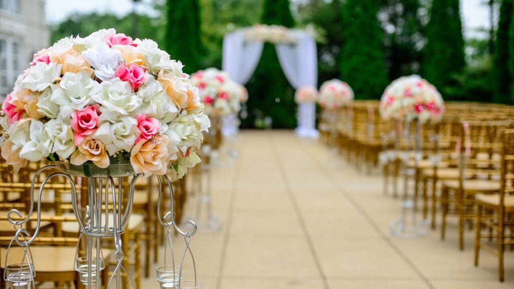 wedding, aisle, flower arrangement-1846114.jpg